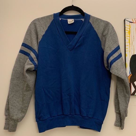 Vintage 70’s Playboy V-Neck Pullover Sweatshirt - Picture 2 of 8